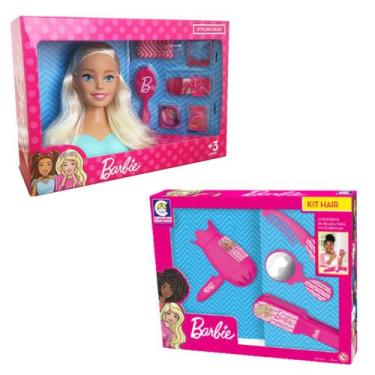 Playset Barbie com Boneca - Salão de Beleza - Totally Hair