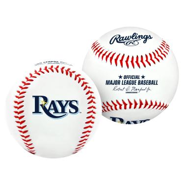 Imagem de Bola de Beisebol Rawlings MLB Tampa Bay Rays, oficial, branco