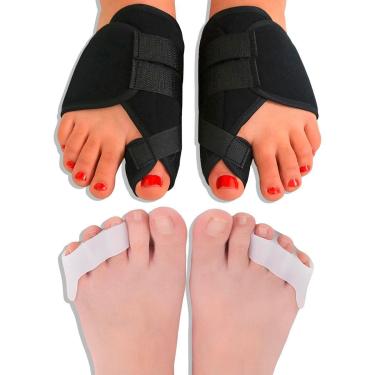 Imagem de KIT 2 PARES PROTETOR ORTOPÉDICO DEDÃO E DEDINHO JOANETE-Unissex