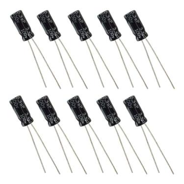 Imagem de Capacitor Eletrolítico 3,3uF 100V - Kit 10 Peças
