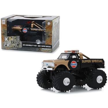 Imagem de GreenLight 1: 43 Kings of Crunch - Gulf Oil Super Special - 1971 Chevrolet K-10 Monster Truck (with 66" Tires) 88013