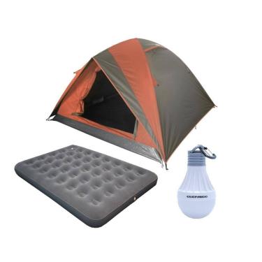 Imagem de Barraca Venus Ultra 4 Pessoas + Colchao Casal Fit + Lampada