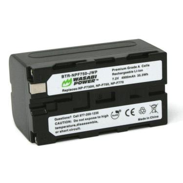Imagem de Bateria Wasabi Np-F F770 / F750 4900Mah Para Sony Led