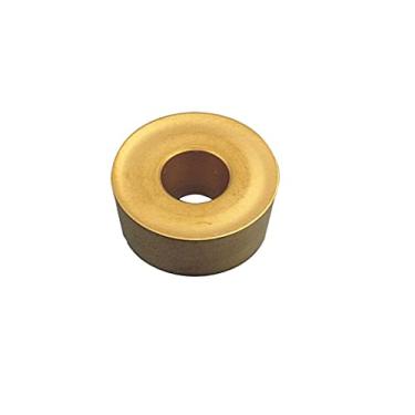 Imagem de HHIP 6034-3083 RGMT TiN Coated C-6 Carbide Insert.315" IC.134" Hole