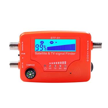 Imagem de Localizador de Satélite Digital, Weytoll 2 em 1 Localizador de Sinal de TV e Satélite STF-01 Medidor de Força de Sinal de Antena de TV Weytoll Medidor de Busca de Sinal com Alarme de Bússola