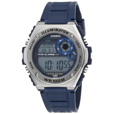 Imagem de Relógio CASIO Illuminator masculino azul MWD-100H-2AVDF