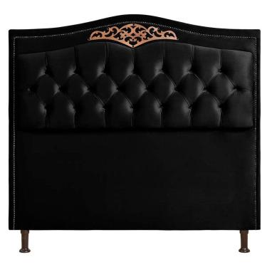 Imagem de Cabeceira Holanda 195cm King Size Estofada Veludo Shop das Cabeceiras