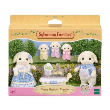 Imagem de Bonecos Sylvanian Families - Familia dos Coelhos Floral EPOCH MAGIA