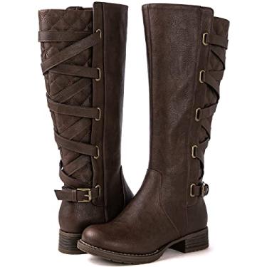 Imagem de GLOBALWIN Botas femininas até o joelho de equitação femininas, 21yyy10, marrom 2, 9