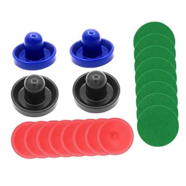 Imagem de Deevoka Empurradores de air hockey e discos de air hockey, pás de substituição de air hockey para jogo de mesa de air hockey, estilo B