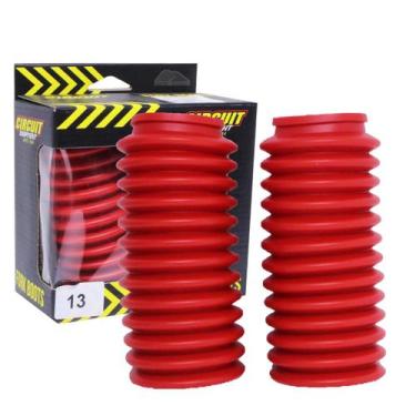 Imagem de Sanfona De Bengala Circuit 13 Dentes Vermelha Cg 125, Titan 150 -08, Y