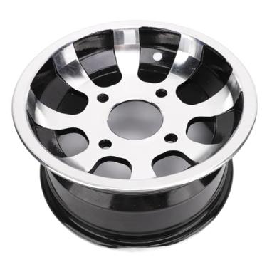 Imagem de Cubo de Roda de Reposição para ATV Roda de Liga de Alumínio de 10 Polegadas Com Aparência Elegante e Desempenho Aprimorado para Carrinho de Kart de Quadriciclo, (Largura frontal