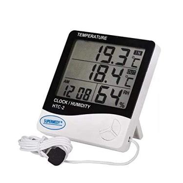 Imagem de Termômetro Termo Higrômetro Digital - Supermedy - C/Cabo