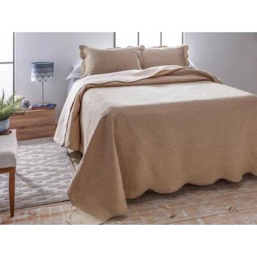 Imagem de Colcha Cobre Leito Ultrasonic Dupla Face Dyuri Lisa - Jolitex, Casal, 