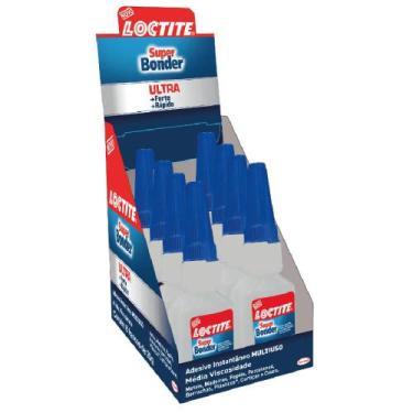 Imagem de Super Bonder 20 gramas Ultra - display c/ 8 unidades. - HENKEL