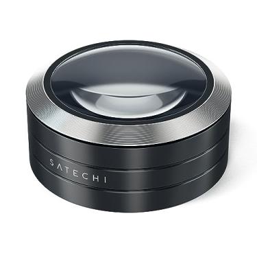 Imagem de Satechi Lupa de Mesa ReadMate LED com ampliação de até 5X - Estojo de transporte incluído (Preto)
