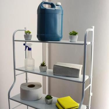 Imagem de Rack Estante Para Organização Lavandeira Com Prateleiras - IKAZA