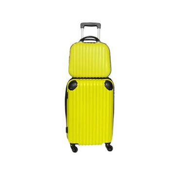 Imagem de Mala De Bordo 10Kg + Frasqueira Viagem Rodinhas 360 Abs - Bracklion