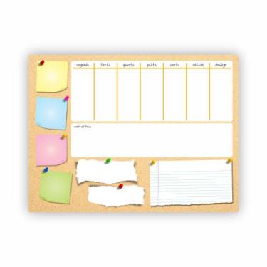 Imagem de Quadro Planejamento Mensal + 3 Canetas Com Suportes MOD05 - Micro Ofic