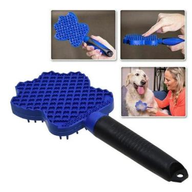 Imagem de Escova Silicone Pet 3 em 1: Cuidado com Animais - innovaree-commerce