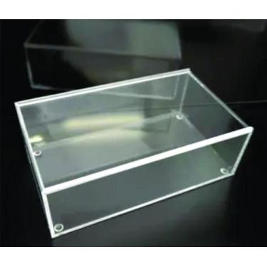 Imagem de Caixa Porta Máscara Descartável Em Acrilico Cristal - Rick Acrilicos