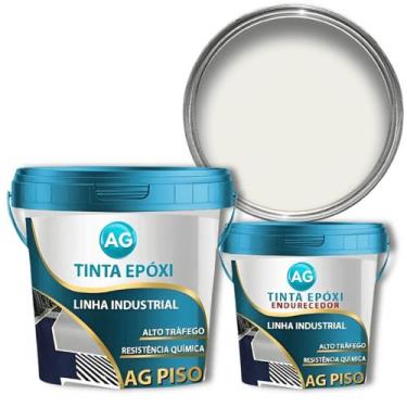 Imagem de Tinta Epoxi Industrial Branco Tráfego AG - RAL9016 - Resinas ag, 18KG