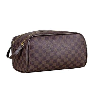 Imagem de Estojo Necessaire Organizadora Viagem Trabalho Marrom - Shamrock 