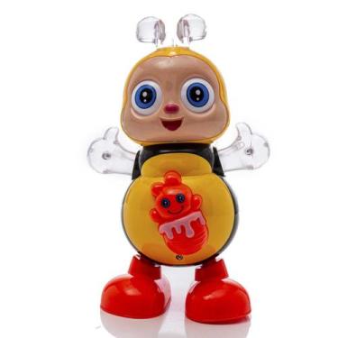 Imagem de Abelha de Brinquedo Infantil Dança Som Luzes 1 2 3 4 5 Anos - DM Toys