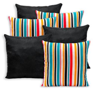 Imagem de Kit 6 Capas de Almofada com Zíper 40cmx40cm Gorgurinho - Dryka Enxovai