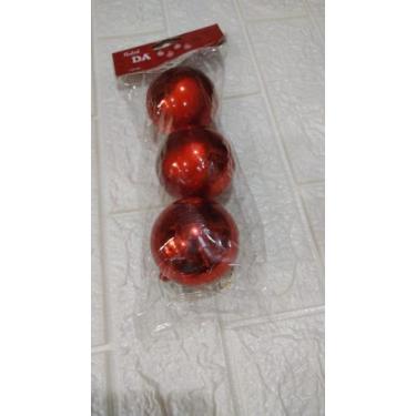 Imagem de BOLA NATAL C /3 UND (LARANJA ) 6 cm - D&A