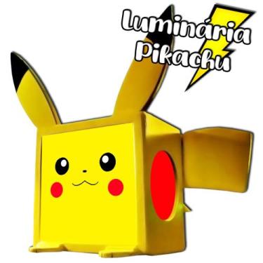 Imagem de Luminária Abajur Pikachu Pokémon Decoração Geek - Sirius Geek Store
