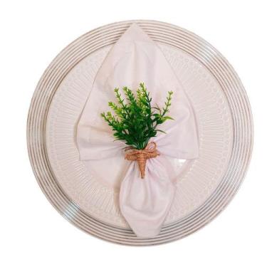 Imagem de Porta guardanapo de buquê capim alpiste - Mesa Feita