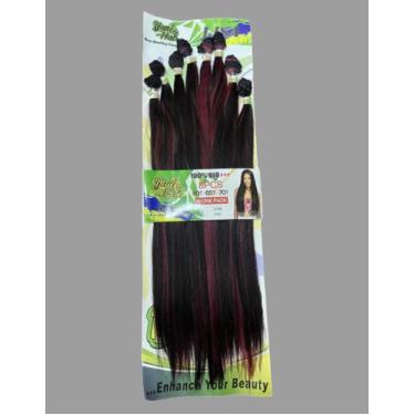 Imagem de Cabelo Fibra Bio Premiun Estilo Lisa 8 Telas 300g - D&D Commerce, SP4/