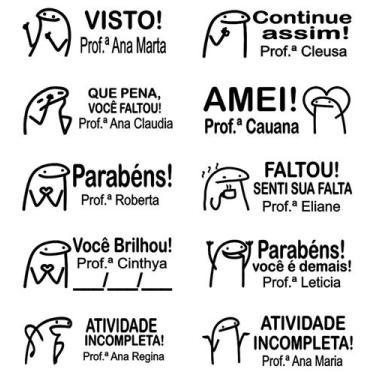 Imagem de Kit carimbos para Professores 10 Carimbos - TRODAT