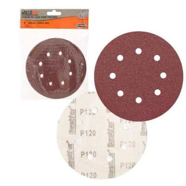 Imagem de Disco de Lixa 8 Furos P120 Bestfer