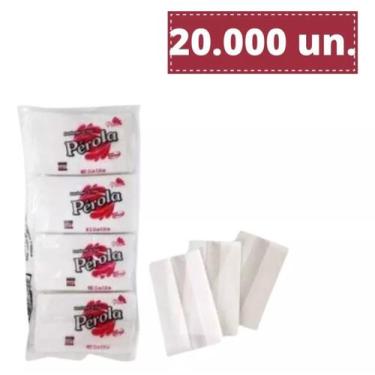 Imagem de Guardanapo papel tv 13x14 cm perola fd 20.000 unid - Pérola