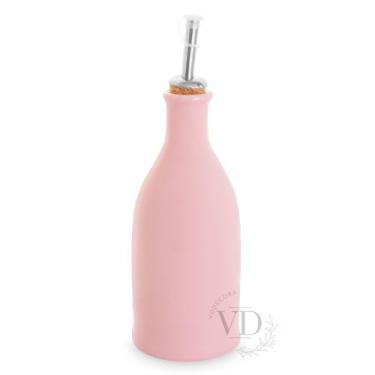 Imagem de Porta Azeite Ou Vinagre Cozinha De Cerâmica Rosa - VDDECORA LAR