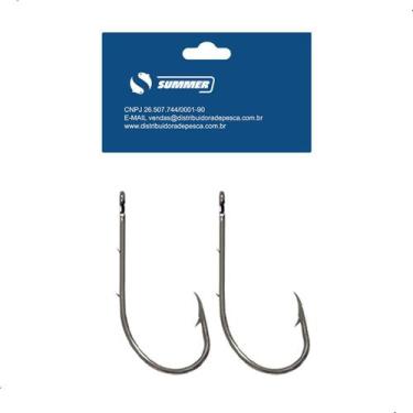 Imagem de Anzol Com Farpa 4330 Super Strong Nº10/0 Cartela 2pçs Summer, 4330 Sup