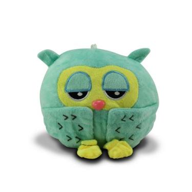 Imagem de Pelúcia Bicho Coruja Importado Fofinho 20cm - Bicho Pelúcia, Azul clar