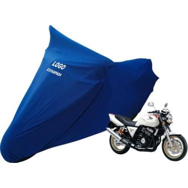 Imagem de Capa Para Proteger Moto Honda CB 400 Não Risca Pintura - Mz, Azul
