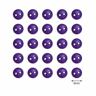 Imagem de Botão Small We Care About 6mm - 30 unidades - We  Care About, Berinjel
