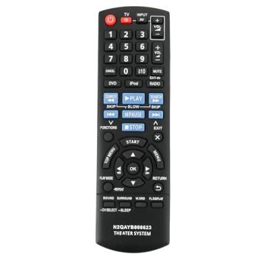 Imagem de Controle remoto de substituição N2QAYB000623 Commander compatível com Panasonic SC-XH150 SCXH150 SA-XH150 SAXH150 DVD Home Theater System