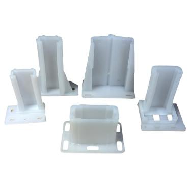 Imagem de E.H.C. Trilho de Corrediça para Gaveta/Gabinete/Soquete/Suportes/Escolha Entre Vários Tamanhos/Todo O Hardware Incluído Por (Trilho de 5/16" de Largurax1" de Alturax2-3/8" de Comprimento- Ajustável)