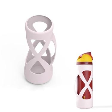 Imagem de Capa de silicone para garrafa de água Owala 680 g Capa protetora antiderrapante para acessórios de garrafa de água Owala, garrafas de água reutilizáveis para corrida, bicicleta, academia ou corrida