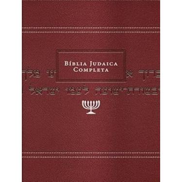 Imagem de Livro - Biblia Judaica Completa - Capa Vinho - VIDA, 1, 20 x 28
