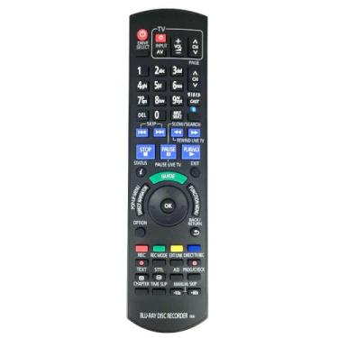 Imagem de XINFUTE Novo N2QAYB000479 adequado para Panasonic Blu-ray DISC Recorder IR6 Controle Remoto DMRBW780