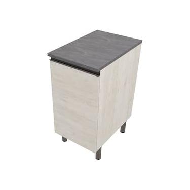 Imagem de Balcão Bartira Cristal em MDP para Temperos com 2 Gavetas - 40cm de Largura