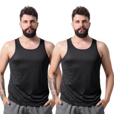 Imagem de Kit 2 Regatas Dry Fit Masculina Fitness Treino Academia - Techmalhas, 