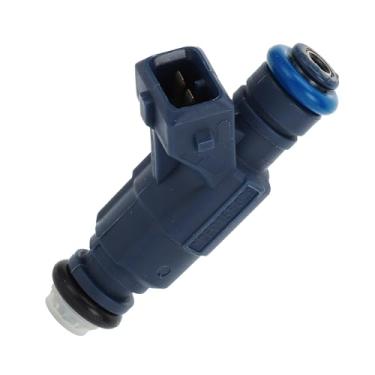 Imagem de REPAIROCK 1 injetor de combustível para Ford Explorer 2002-2003, bocal de injeção de combustível do motor, 4 furos, plástico, azul marinho