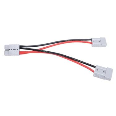 Imagem de 50A Adaptador de Bateria Cabo Y Divisor 8awg Chicote de Conexão Rápida para Carrinho de Golfe, Empilhadeira Elétrica e Muito Mais
